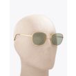 8000 Eyewear 8M2/L Sunglasses Gold Shiny Three-quarter View with a Mannequin