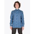 Barba Napoli Shirt Button-Down Collar Floral-Print Linen Blue 2