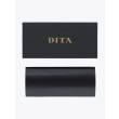 Case and box for Moddict - Dita Sunglasses Aviator White Gold front view