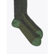 Gallo Long Socks Twin Ribbed Cotton Green 2