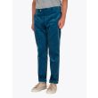 Gbs Trousers Adriano Corduroy Turquoise Front Three-quarter