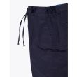 Giab's Archivio Magnifico Stretch Cotton Pleated Short Navy Blue 6