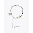 Artisan Goti Bracelet BR216 Silver Balls & Leather White unisex, bracelets, necklaces, rings, and chain glasses.