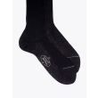 Gallo Ribbed Cotton Short Socks Black - E35 SHOP