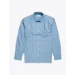 Salvatore Piccolo Shirt Cotton/Viscose Blue Striped Blue - E35 SHOP