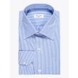 Salvatore Piccolo Shirt Spread Oxford Striped Navy - E35 SHOP