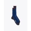 Gallo Short Socks Twin Ribbed Cotton Blue / Anthracite - E35 SHOP