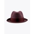 Borsalino Alessandria Trilby Hat Red Violet - E35 SHOP