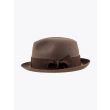Borsalino Alessandria Trilby Hat Light Brown - E35 SHOP