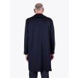 Salvatore Piccolo Duster Coat in Navy Blue Wool - E35 SHOP