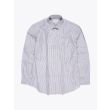 Salvatore Piccolo Shirt Spread Poplin Striped Claret - E35 SHOP
