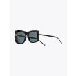 Thom Browne TB-419 Square Sunglasses Black - E35 SHOP