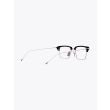 Thom Browne TB-422 Square Glasses Silver/Navy - E35 SHOP