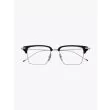 Thom Browne TB-422 Square Glasses Silver/Navy - E35 SHOP