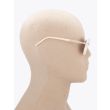 Kuboraum Mask P8 D-Frame Sunglasses White with mannequin side view