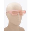 Kuboraum Mask X12 Cat-Eye Sunglasses Pink with mannequin three-quarter  right view