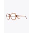Masahiromaruyama Dessin MM-0002 No.4 Optical Glasses Clear Light Brown Front View Three-quarter