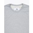 Reigning Champ Loopback Cotton Jersey Sweatshirt Heather Grey Front Details