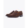 Tricker's James Penny Loafer Repello Suede Chocolate Right Quarter