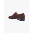 Tricker's James Penny Loafer Repello Suede Chocolate Left Rear Quarter