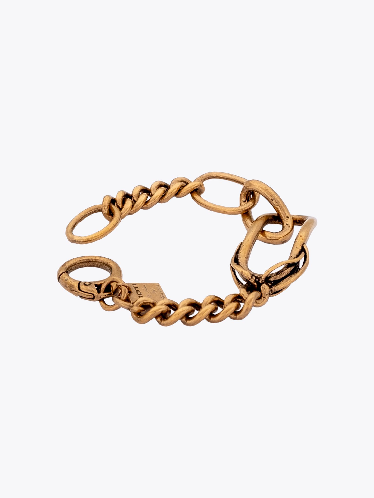 Gold Plated Bracelet in Gold - Bottega Veneta