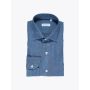 Salvatore Piccolo Blue Cotton Chambray Shirt - E35 Shop thumbnail