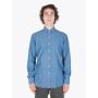 Salvatore Piccolo Blue Cotton Chambray Shirt - E35 Shop thumbnail