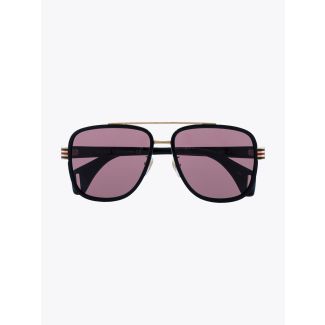 Gucci Rectangular Shape Sunglasses Black / Black 1