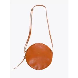 Il Bisonte A2664/M Round Bag Caramel Front View