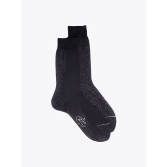 Gallo Plain Cotton Short Socks Anthracite - E35 SHOP