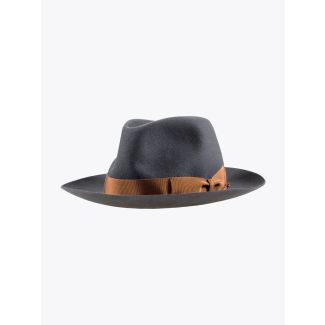 Borsalino 50-Grammi Fedora Hat Sebino Grey - E35 SHOP