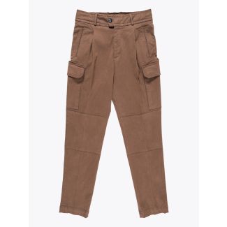 Giab's Archivio Brunelleschi Cargo Pants Cotton Brown - E35 SHOP