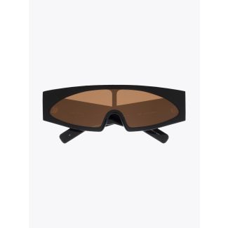 Rick Owens Sunglasses Mask Gene Black/Orange - E35 SHOP