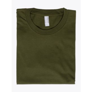 American Apparel 2001 Men’s Fine Jersey S/S T-shirt Olive - E35 SHOP