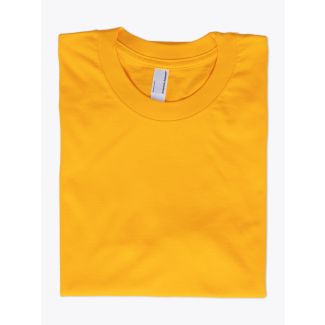 American Apparel 2001 Men’s Fine Jersey S/S T-shirt Gold - E35 SHOP