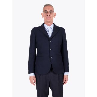 Salvatore Piccolo Slim-Fit Wool Blazer Navy Blue 1