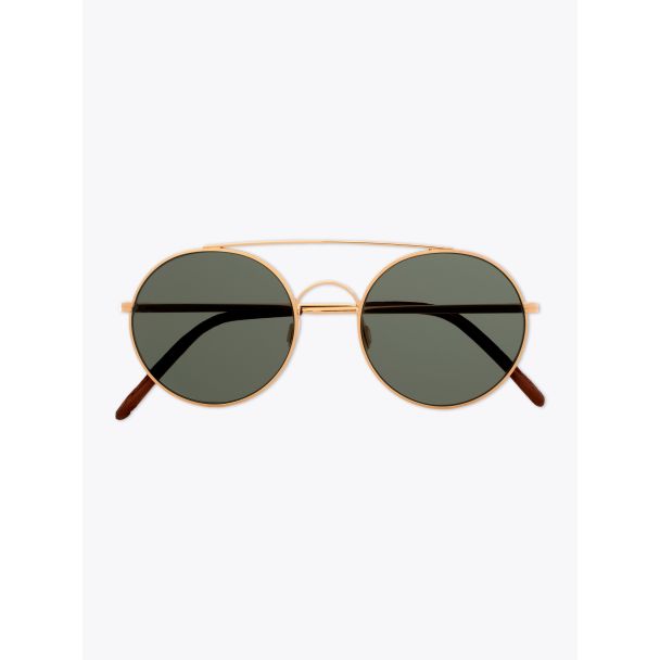 8000 Eyewear 8M6 Sunglasses Gold Shiny Front View 1