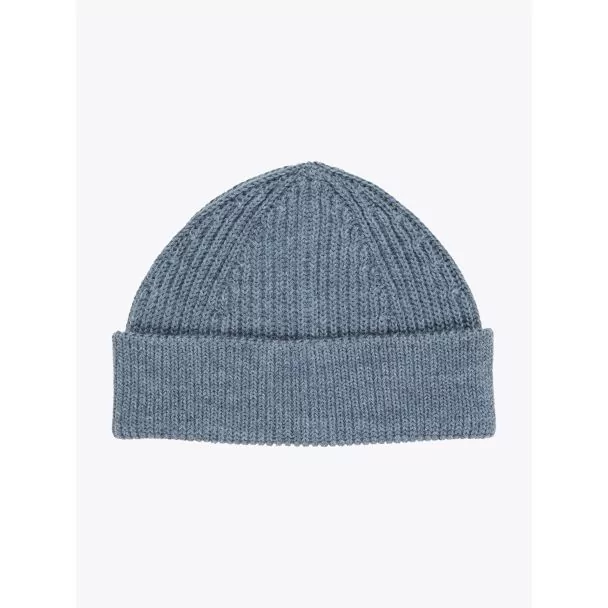 Andersen-Andersen Wool Short Beanie Light Indigo 1