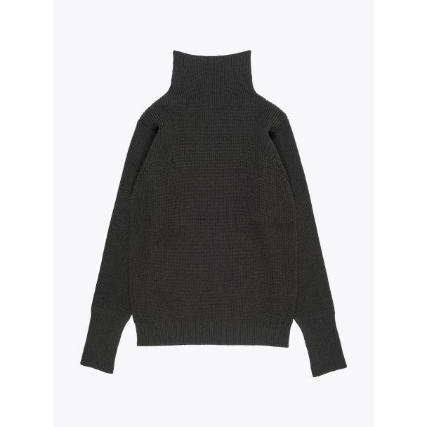 Andersen-Andersenl Wool Turtle Neck Sailor Sweater Hunting Green 1