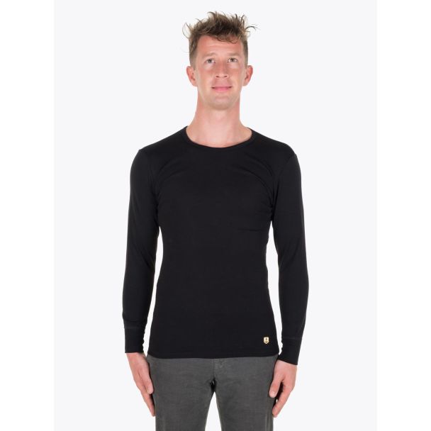 Armor-Lux Long Sleeved T-shirt Heritage Black Full View 
