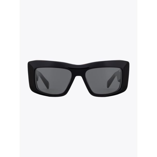 Balmain Sunglasses Envie D-Frame Black/Gold Front View