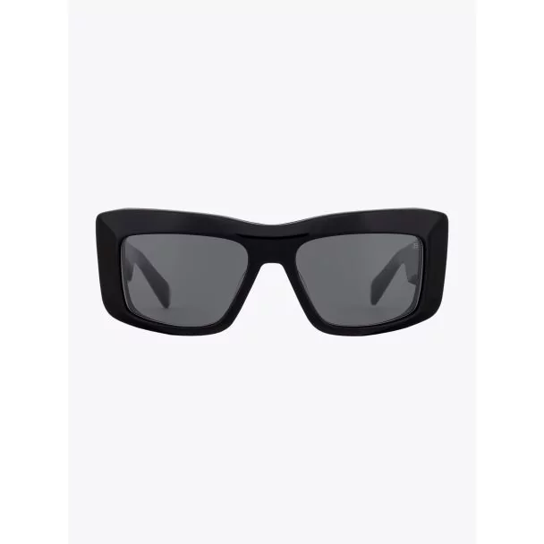 Balmain Sunglasses Envie D-Frame Black/Gold Front View