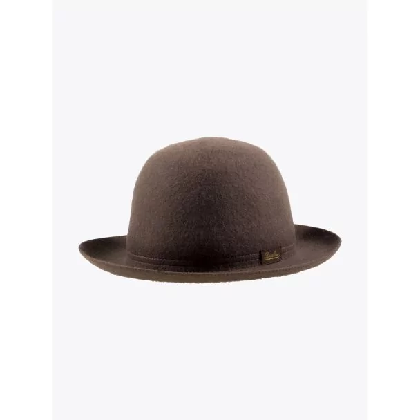 Borsalino Hat Medium-Brimmed Traveller Rabbit-Felt Brown 1