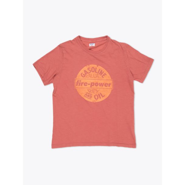 Blue Rey Gasoline T-shirt Corallo Front