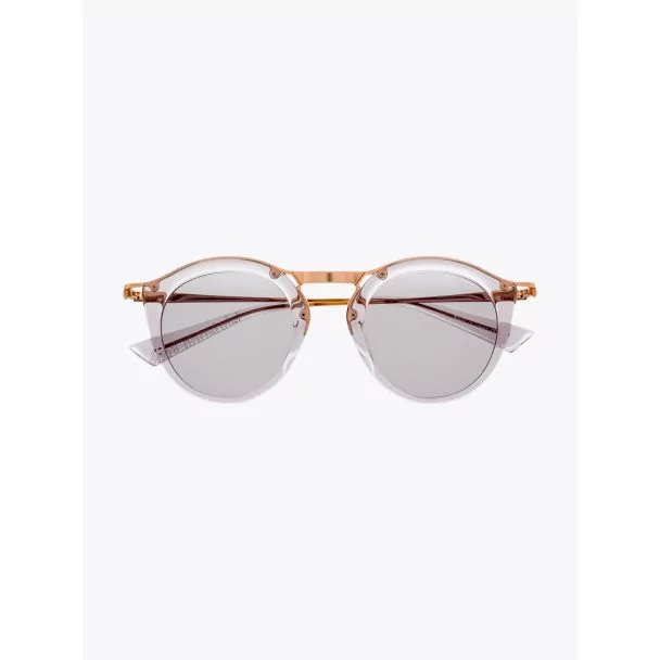 Christian Roth Oskari Sunglasses Light Grey Crystal - Rose Gold 1