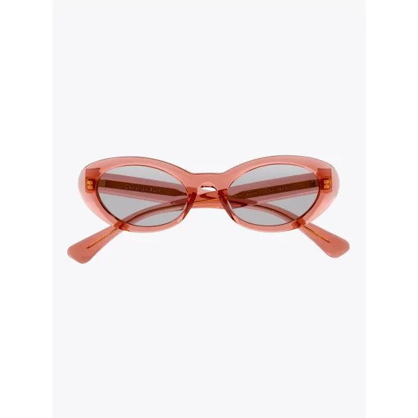 Christian Roth Round-Wav Sunglasses Burgundy Glitter - Rose Crystal 1