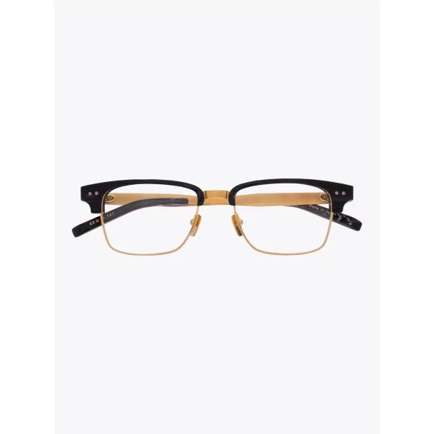 Statesman Three - Dita Optical Glasses Dark Grey/Gold front view