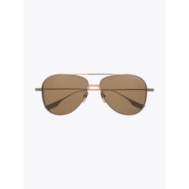 Subsystem - Dita Sunglasses Aviator Antique Silver/Gold front view