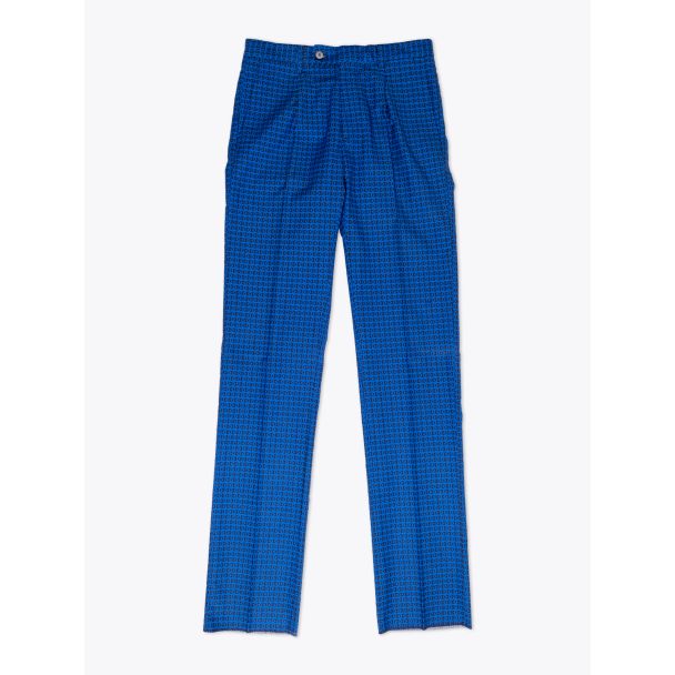 GBS trousers Lido Cotton Royal Blue Front View