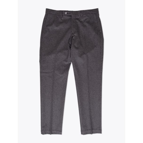 GBS trousers Adriano Wool Grey Pois Front View
